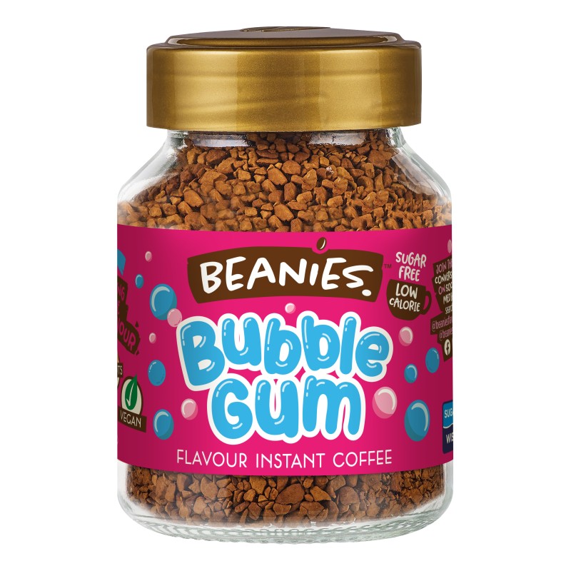 Beanies Bubblegum Rágógumi ízesítésű instant kávé 50g