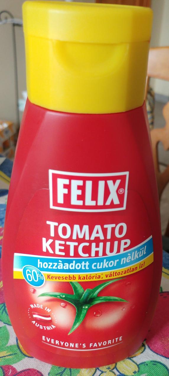 Felix ketchup hozzáadott cukor nélkül, szukralózzal 435g