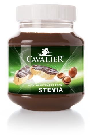 Cavalier Mogyorókrém Steviával 380g 