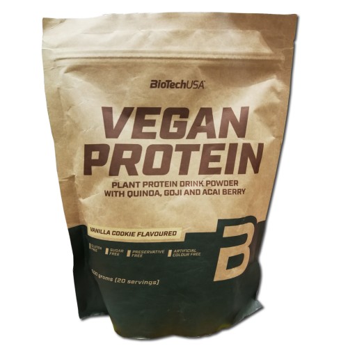 Biotech Vegan protein vaníliás süti 500g