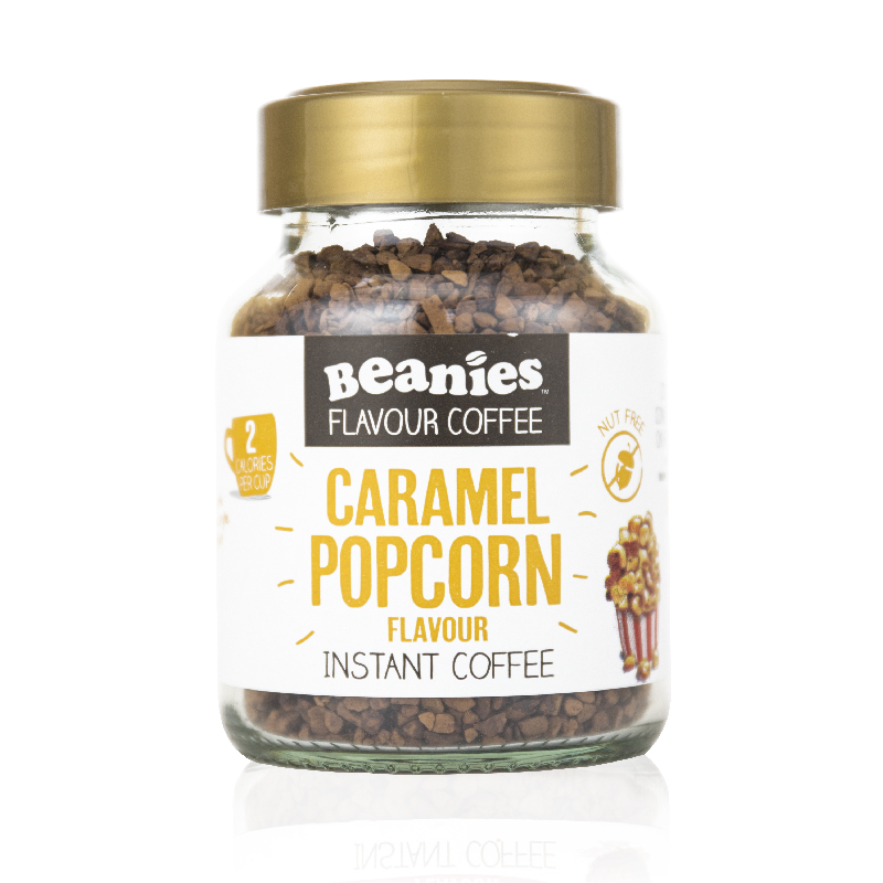 Beanies instant kávé karamell popcorn 50g