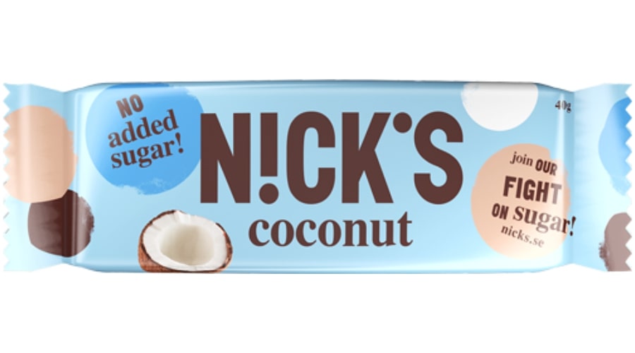 Nick's kókuszos szelet cukomentes 40g