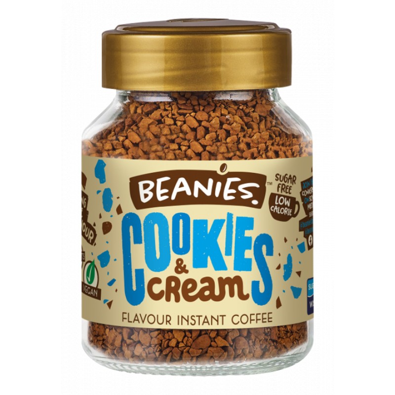Beanies Csokis kekszes-tejszínes ízesítésű instant kávé 50g