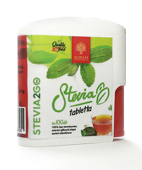 Almitas Stevia tabletta 100db