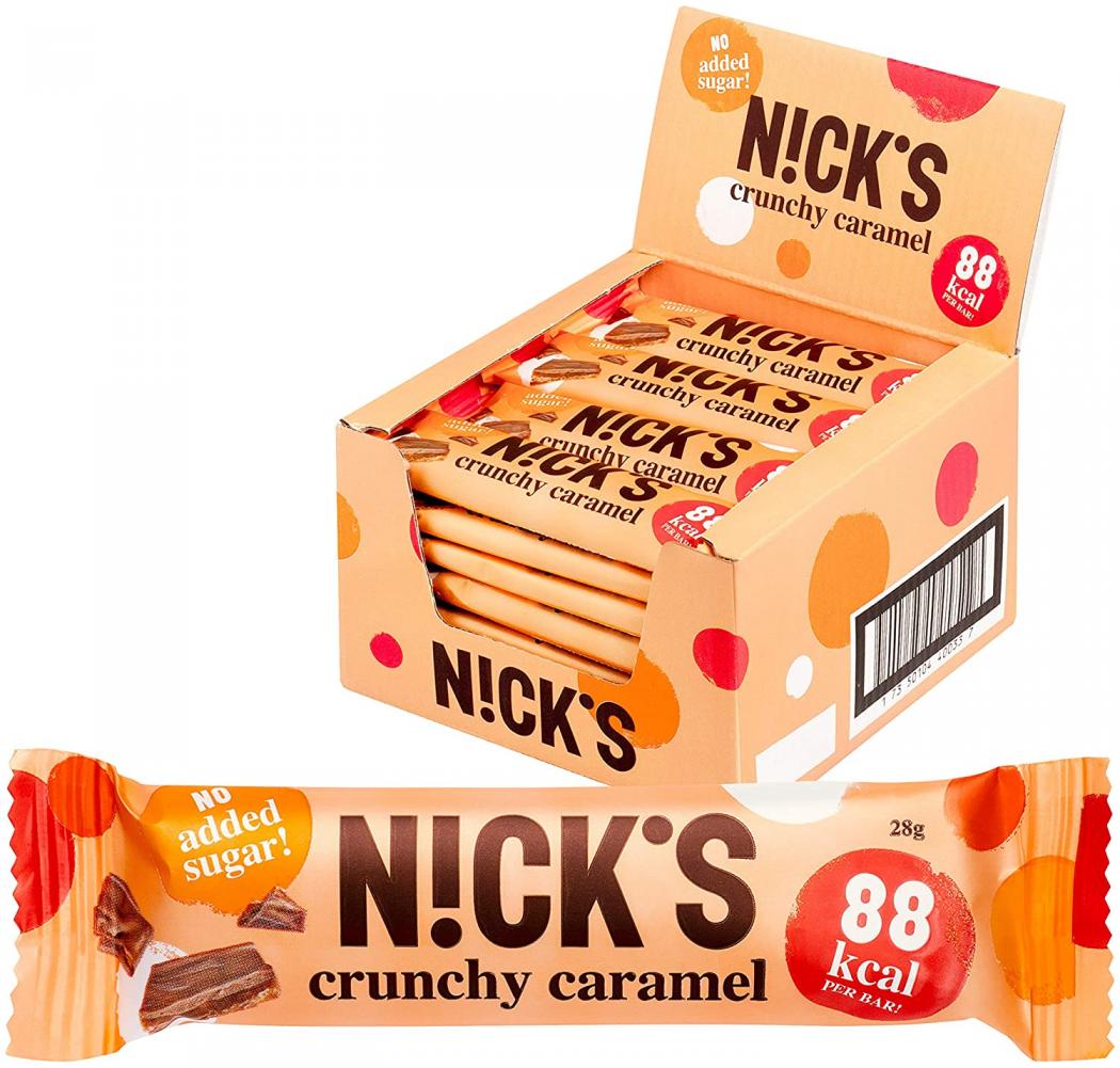 Nick's Crunchy Caramel csokoládészelet 28g
