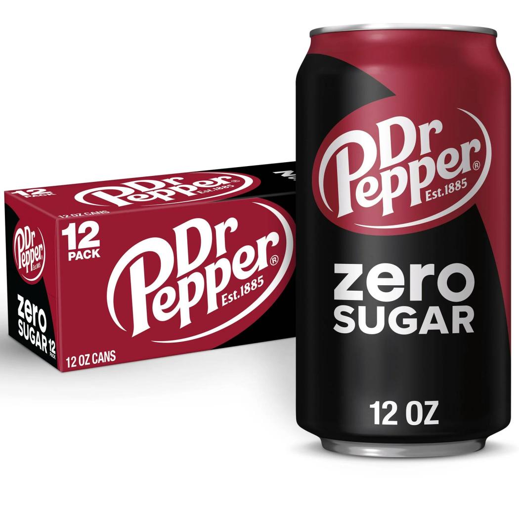 Dr. Pepper Zero Sugar cukormentes üdítőital 355 ml